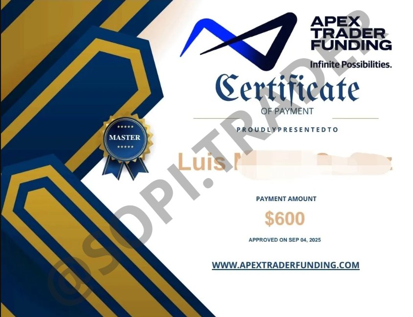 Student funding certificate