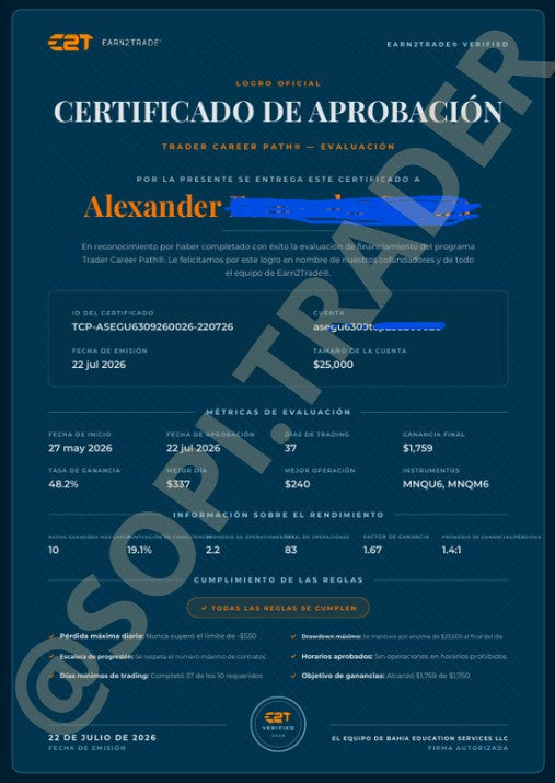 Student funding certificate