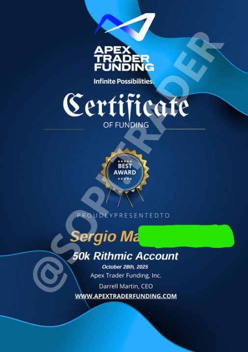 Student funding certificate