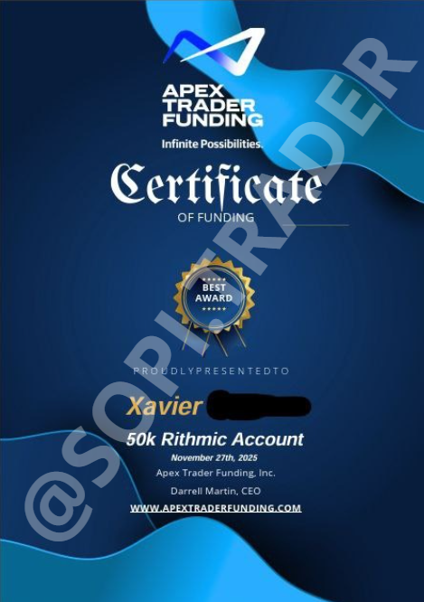 Student funding certificate