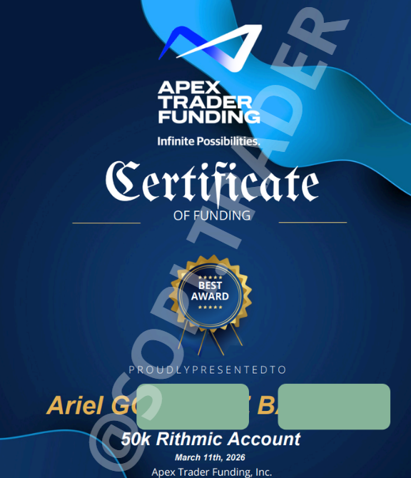 Student funding certificate