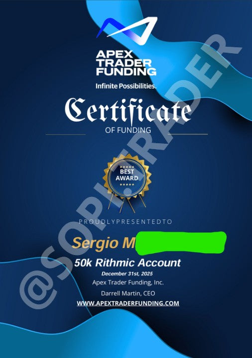 Student funding certificate